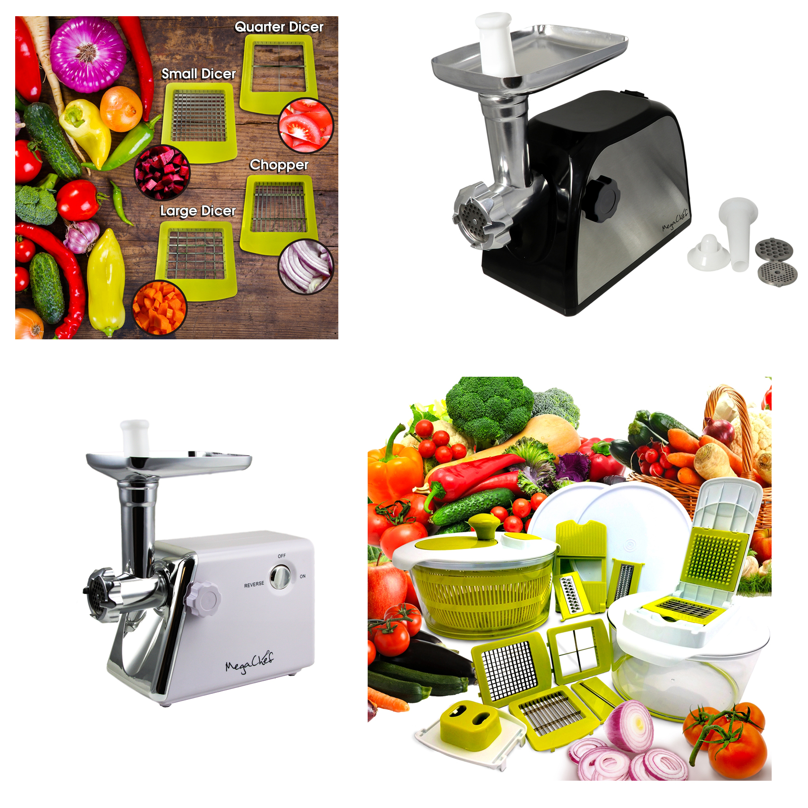 Meat Grinders and Vegetable Slicers