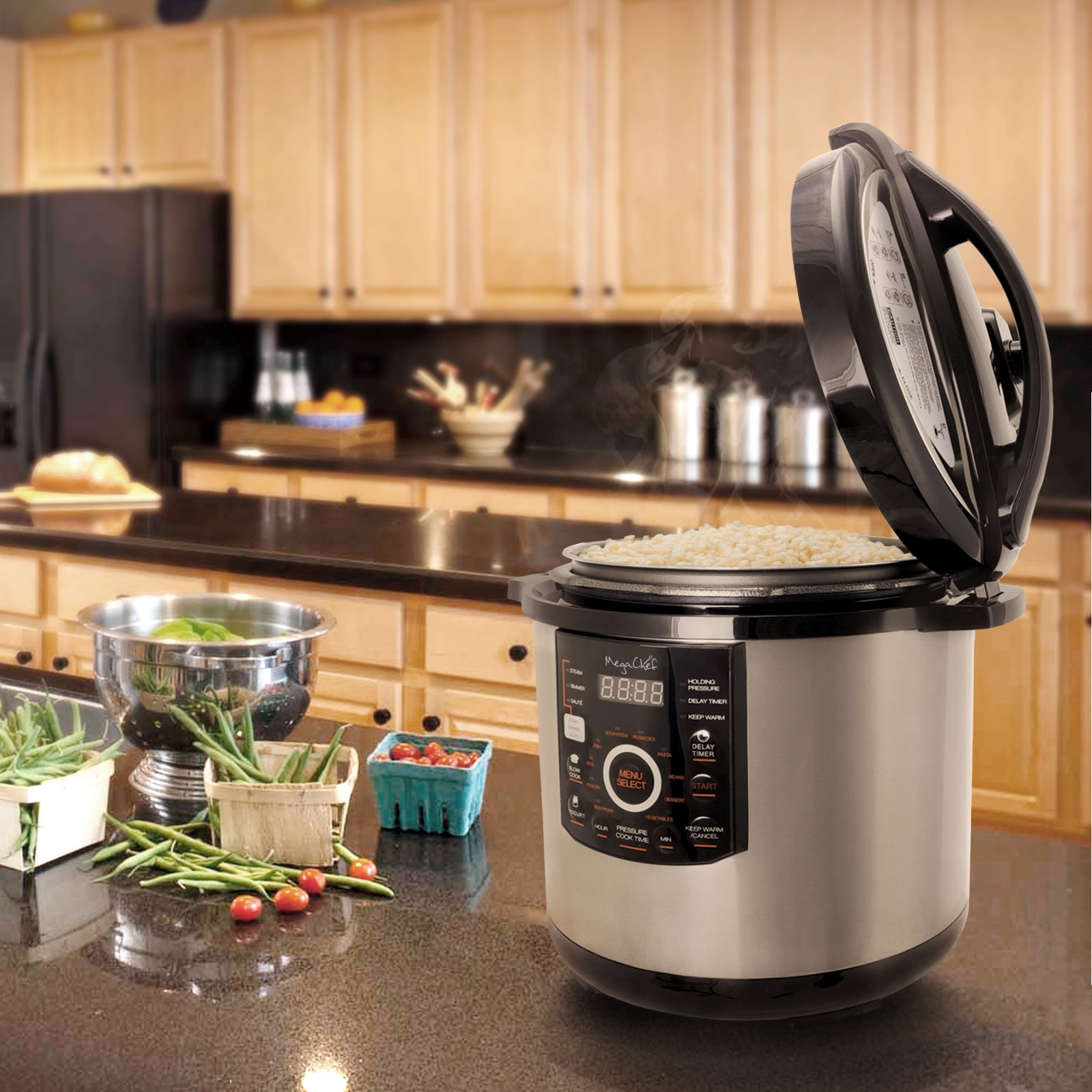 MegaChef 8-Qt. Digital Pressure Cooker