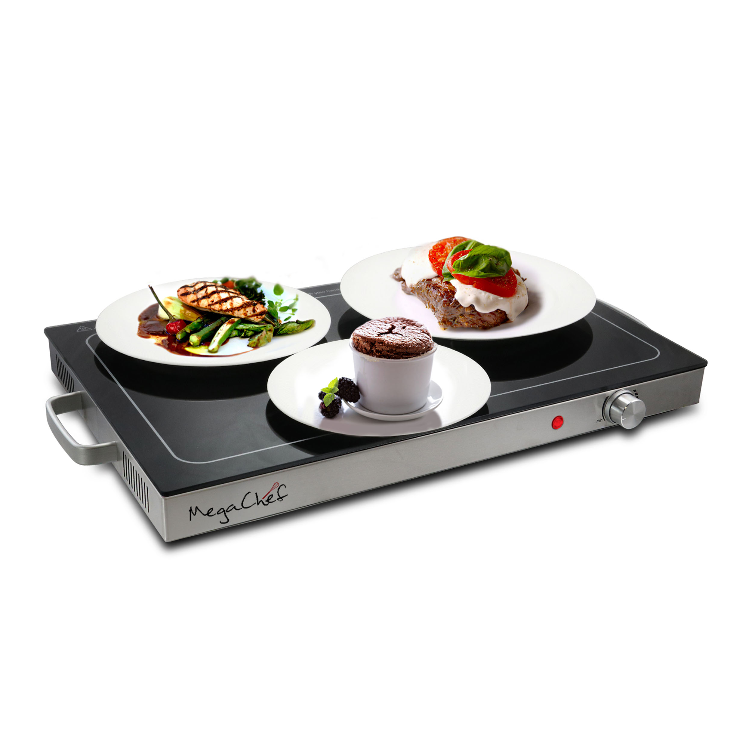 MCWT-9200 MegaChef Electric Warming Tray, Food Warmer, Hot Plate, With  Adjustable Temperature Control, Perfect for Buffets, Banquets, House Parties