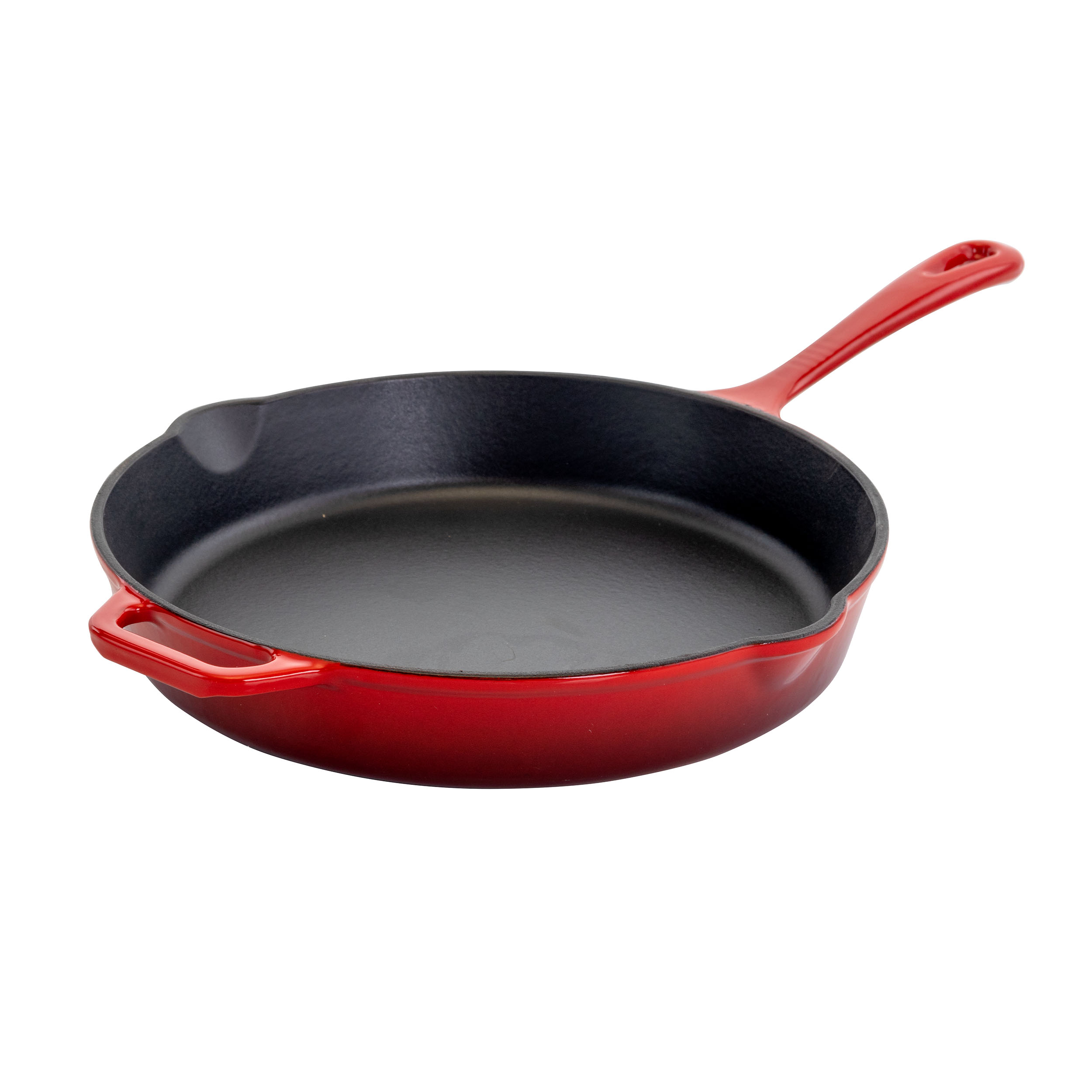 MegaChef 2 Piece 14 Inch Heavy Duty Cast Iron Wok with Wood Lid in the  Cooking Pans & Skillets department at